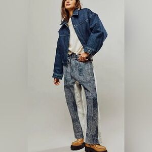 We The Free - Misfit Boro Harem Jeans - Free People Boho Reversible Loose Pants